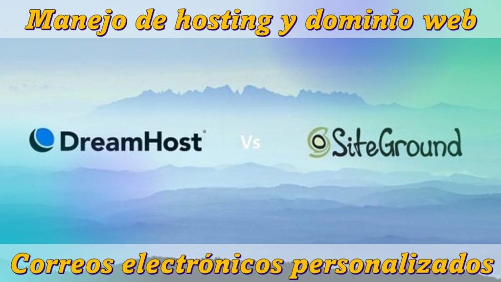 manejo de hosting y dominios web